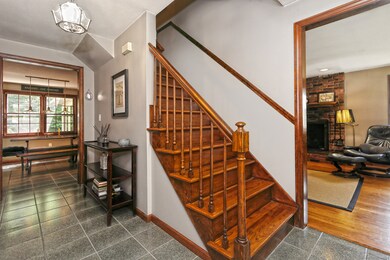 Enter into a roomy Foyer. Living Room to the left, Family Room to the right.