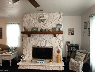 Beautiful gas fireplace