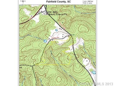 Utility - Topo Map shows great rolling terrain & y