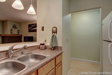 Kitchen looking toward living room