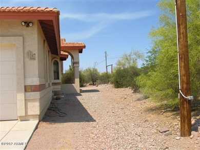 North side of home