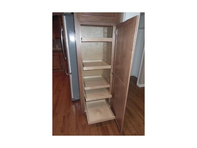 Pantry with rollout shelves!