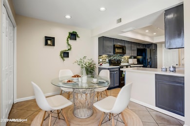Dining staged
