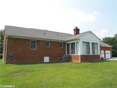 Exterior Back - Rear View with Sunroom Porch and A