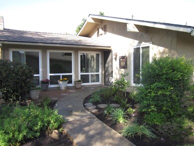 Lovely front entry walkway.