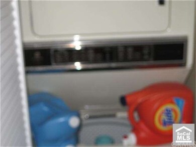 Laundry area, stackable WD.