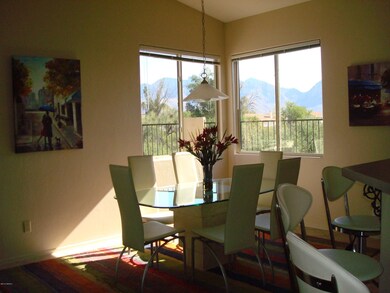 View from dining area