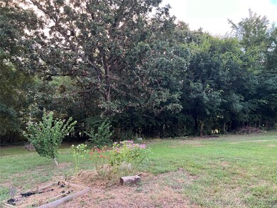 View from the porch towards the woods.