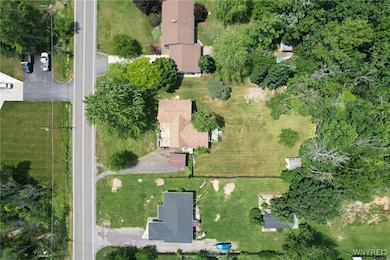 Aerial view of home