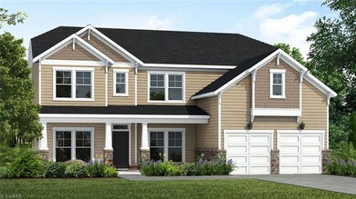 Rendering of elevation, not actual home