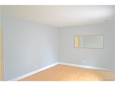 Spacious Living room with bamboo flooring