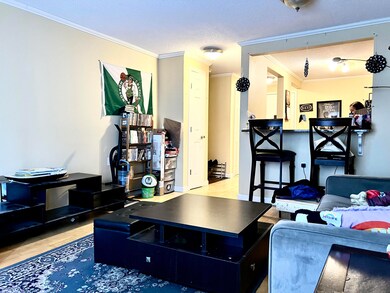 Living room looking towards kitchen