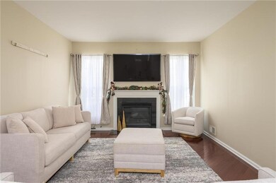 Living Room with Gas Fireplace