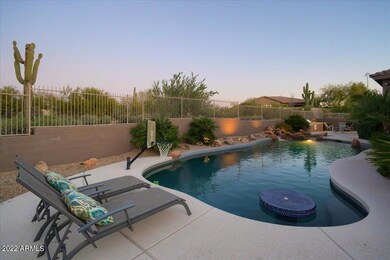 Relaxing pool area
