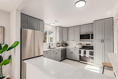 Updated, eat-in kitchen.