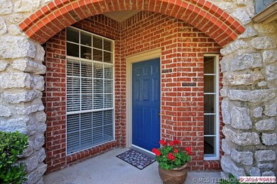This stone front façade creates a very charmi