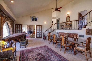 Expansive dining room