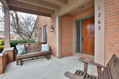 Welcoming covered front porch