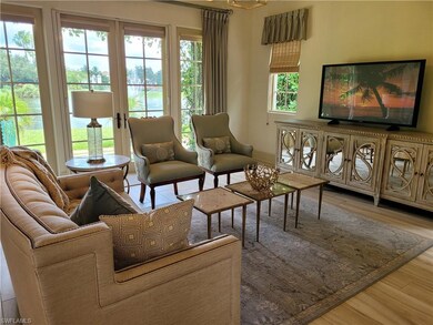 Living Area, overlooking the lake and park