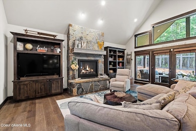 Stone Gas Fireplace