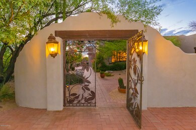 Front Entrance thru gate