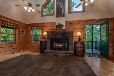 Greatroom with fireplace