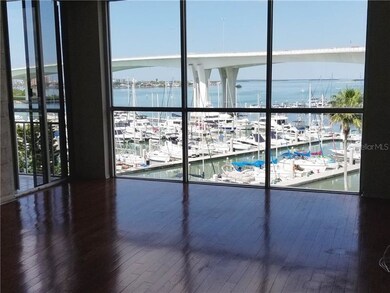 Hardwood flooring in living room, views of Interco
