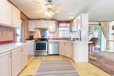 Kitchen featuring a healthy amount of sunlight, st