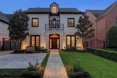This stunning home features a French slurry on the
