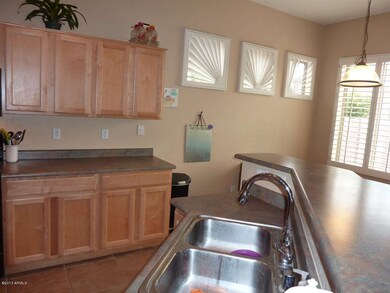 Kitchen with Maple Cabinets