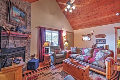 Living Area W/Gas Fireplace