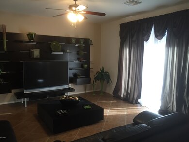 Family room -sliding door