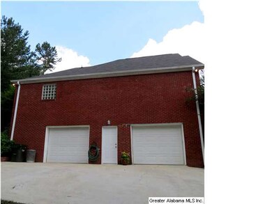 Left side view of the home