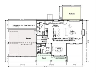 2 FIRST FLOOR PLAN, LOT 22
