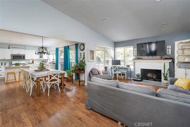 Living room to dining room