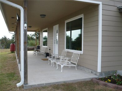 Extra large front porch