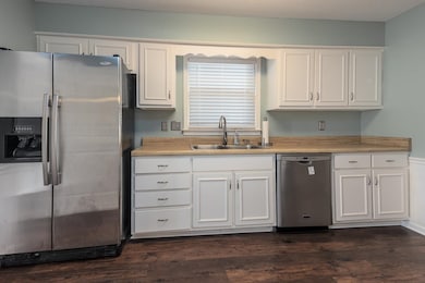 Stainless steel side by side refrigerator...only 6