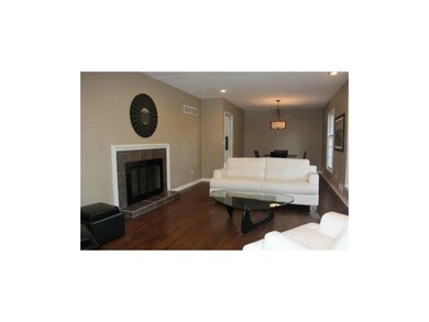 Living/Dining room combo has beautiful refinished 