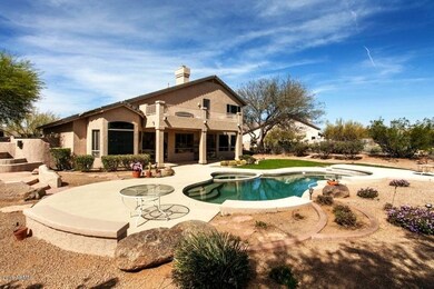 Rear Elevation Looking Across Pool