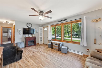 Bright and open living room on the main level