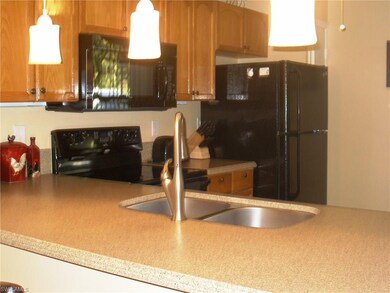 Pendant lighting was added to the pass through.