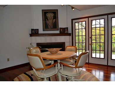 Den. The den also functions well as an informal di