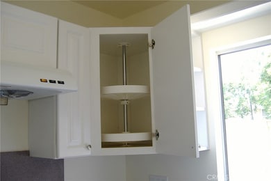 Lazy susan in corner cabinet