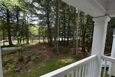 View from the porch towards the...