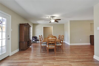 Formal Dining Room with Wood Laminate Floors