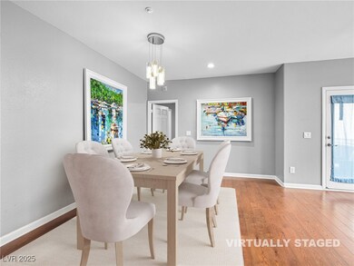 Open floor plan. Dining/living room with upgraded