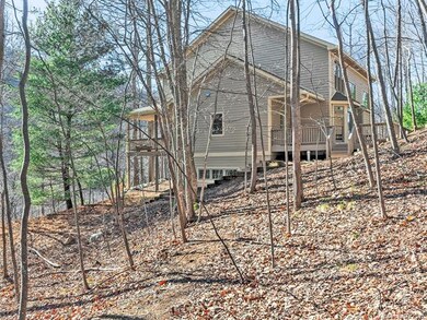 The view of the house from the flatter play area o