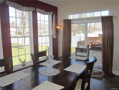 View of Morning Rm w/sliding glass door w/transom 
