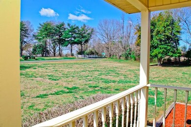 View of Front porch to the west