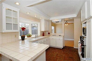 Kitchen With Vaulted Ceiling